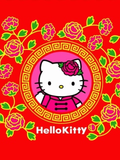 Fondo de pantalla Hello Kitty 240x320