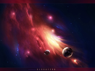 Das Nebula Elevation Wallpaper 320x240