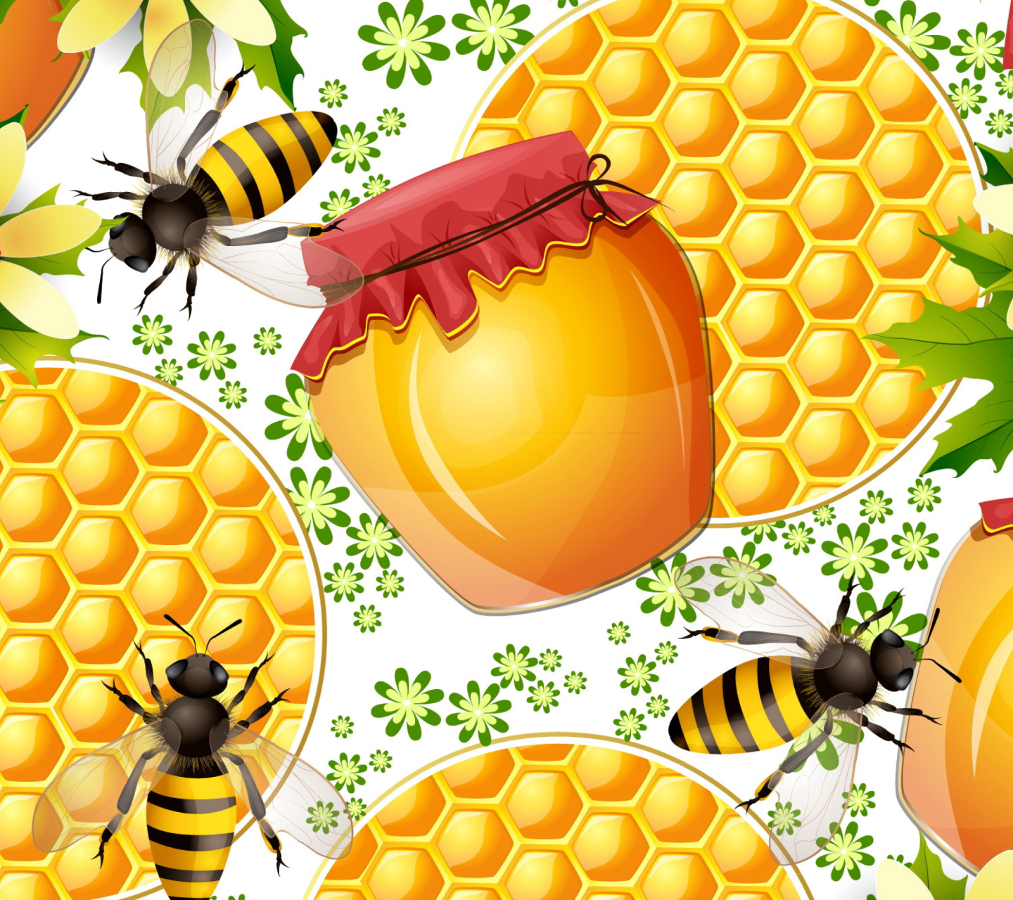 Fondo de pantalla Honey Search 1440x1280