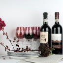 Chianti Wine from Tuscany region wallpaper 128x128