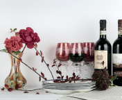 Fondo de pantalla Chianti Wine from Tuscany region 176x144