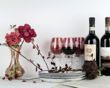 Chianti Wine from Tuscany region wallpaper 220x176