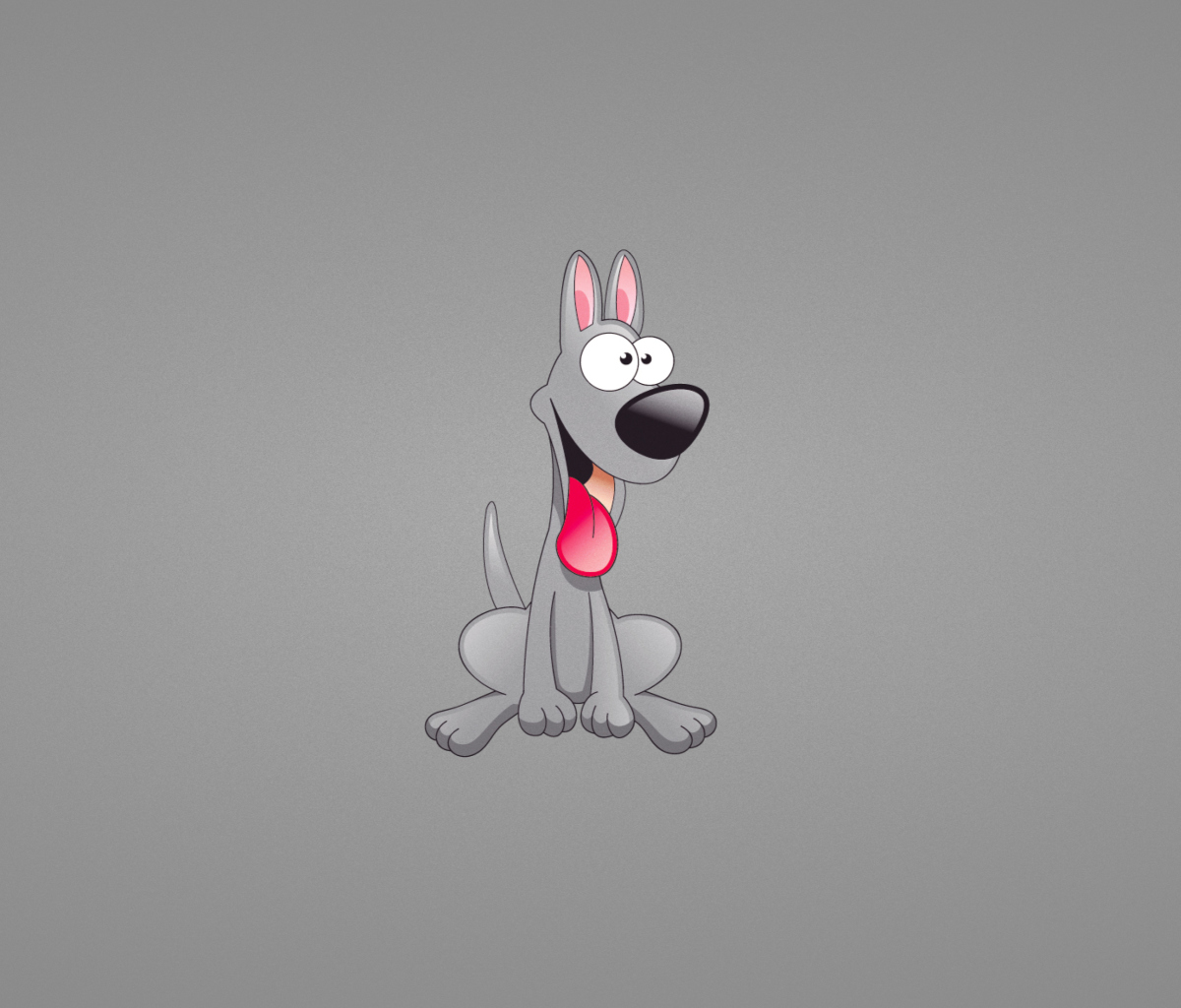 Happy Dog wallpaper 1200x1024