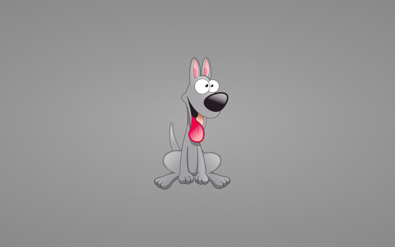 Fondo de pantalla Happy Dog 1280x800
