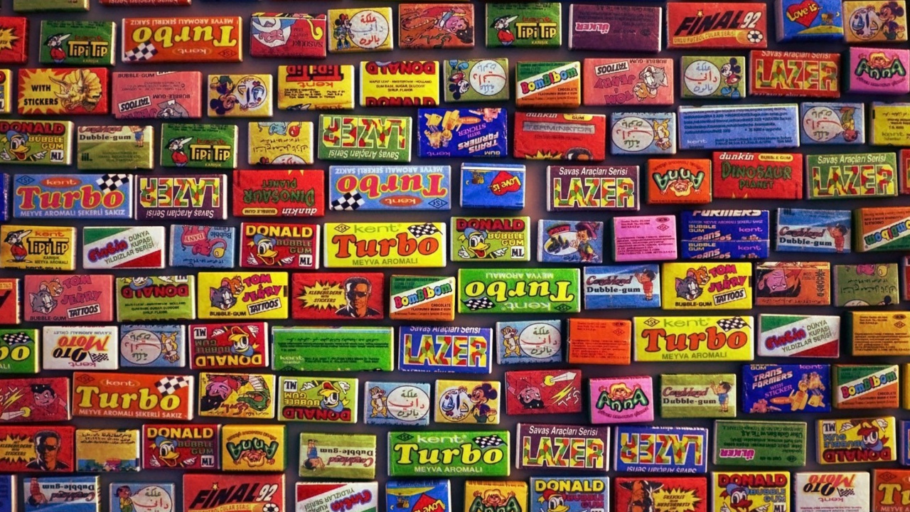 Chewing gum Turbo wallpaper 1280x720