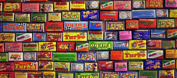Chewing gum Turbo wallpaper 720x320