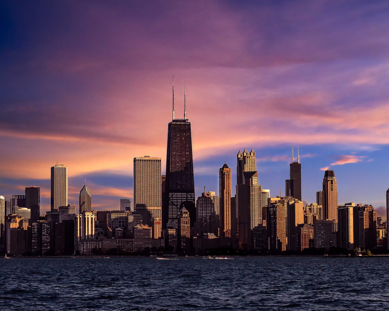 Das Chicago, Illinois Wallpaper 1280x1024