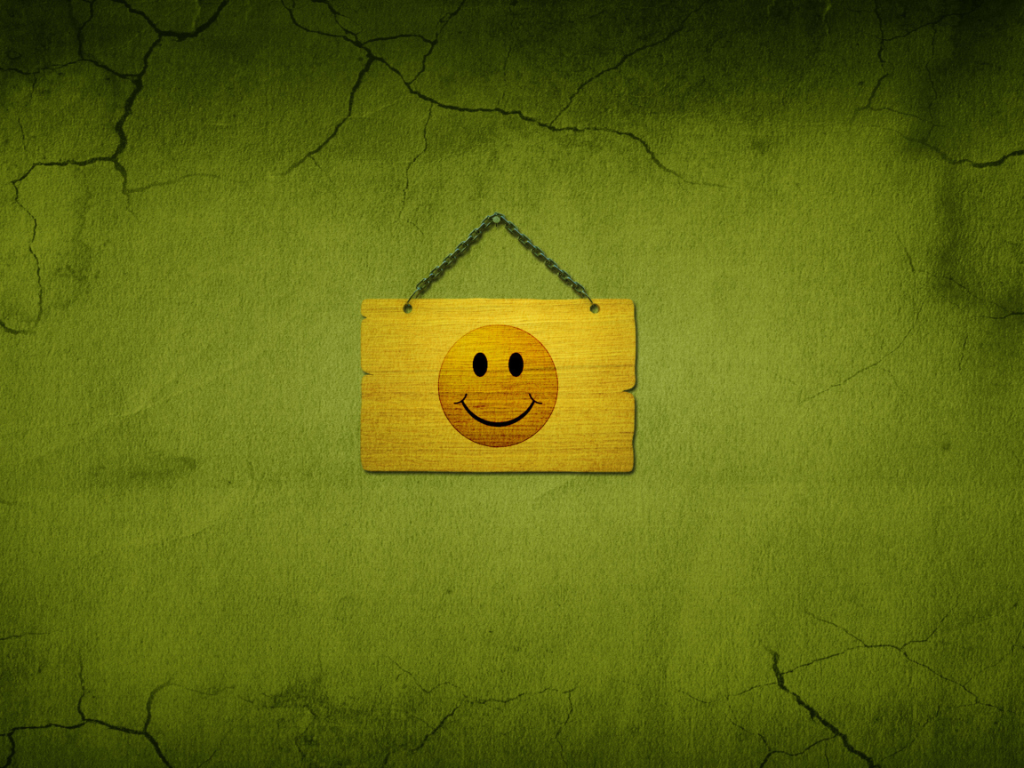 Fondo de pantalla Smiley Sign 1152x864