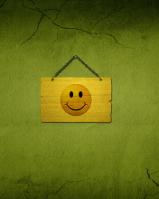 Smiley Sign wallpaper 176x220