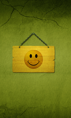 Smiley Sign wallpaper 240x400