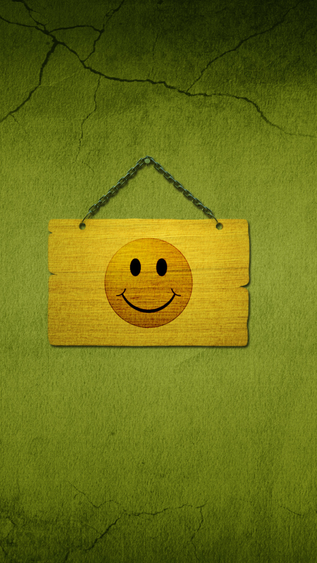 Smiley Sign wallpaper 640x1136