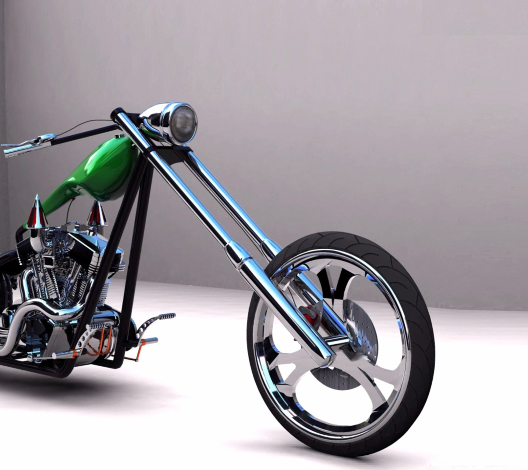Fondo de pantalla Harley Davidson Chopper 1080x960