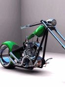 Harley Davidson Chopper wallpaper 132x176