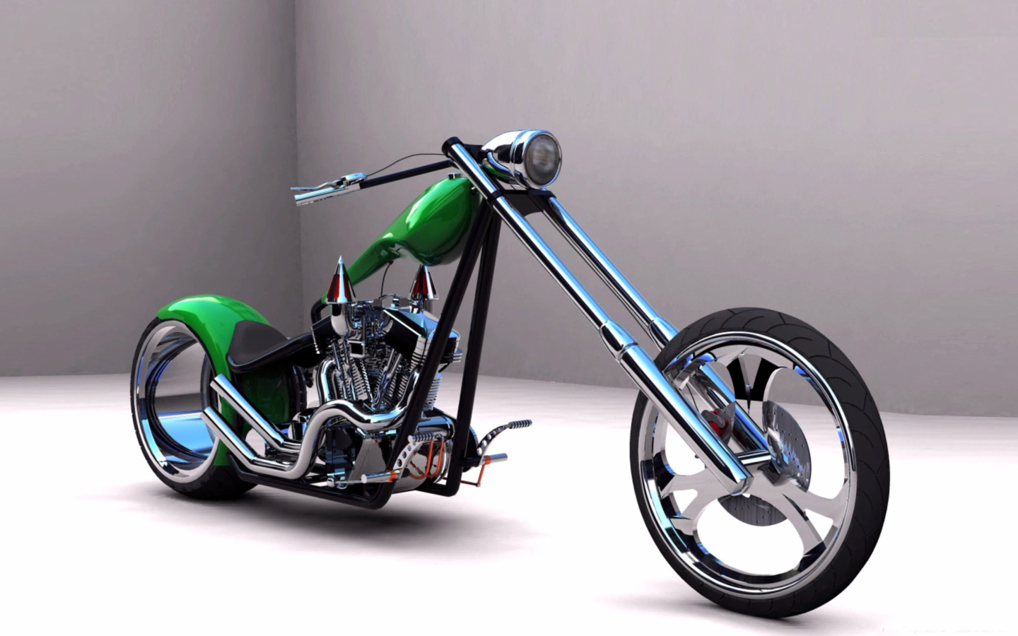 Das Harley Davidson Chopper Wallpaper 1440x900