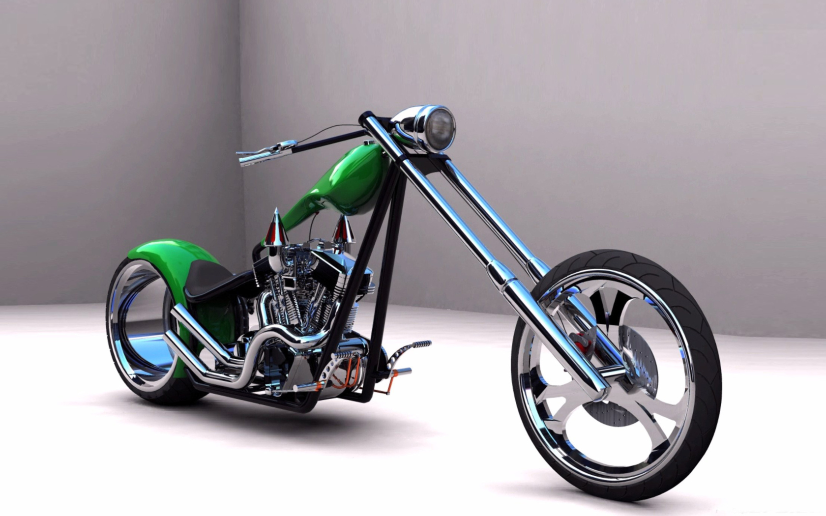 Fondo de pantalla Harley Davidson Chopper 1680x1050