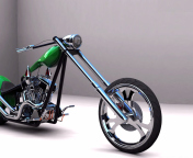 Sfondi Harley Davidson Chopper 176x144
