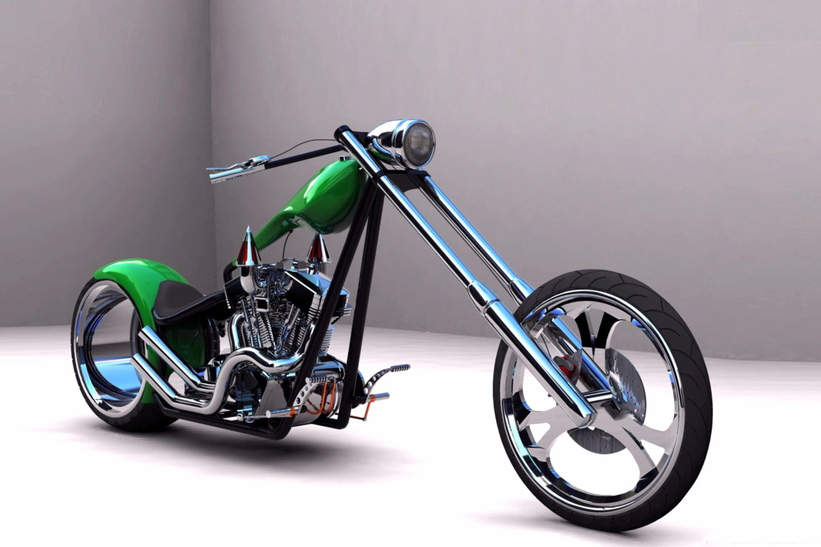Das Harley Davidson Chopper Wallpaper 2880x1920
