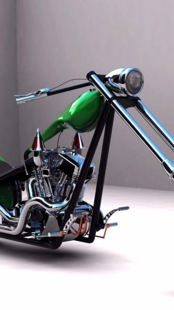 Das Harley Davidson Chopper Wallpaper 360x640