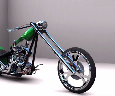 Sfondi Harley Davidson Chopper 480x400
