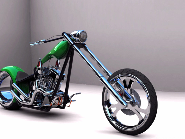 Harley Davidson Chopper wallpaper 640x480