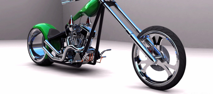 Das Harley Davidson Chopper Wallpaper 720x320