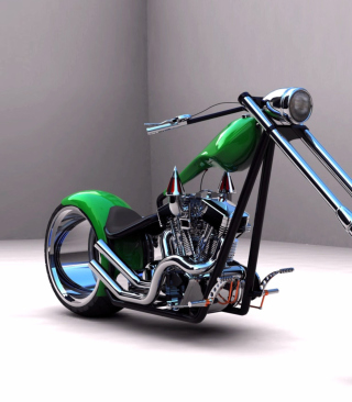 Harley Davidson Chopper - Obrázkek zdarma pro 480x800