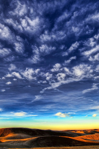 Desktop Desert Skyline screenshot #1 320x480