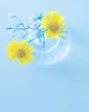 Screenshot №1 pro téma Yellow Daisies In Vase 128x160