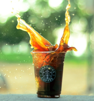 Starbucks Iced Coffee Splash sfondi gratuiti per 2048x2048