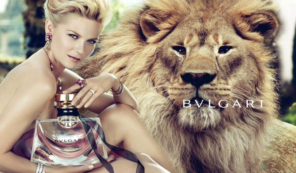 Sfondi Bvlgari Jasmin Noir with Kirsten Dunst 1024x600