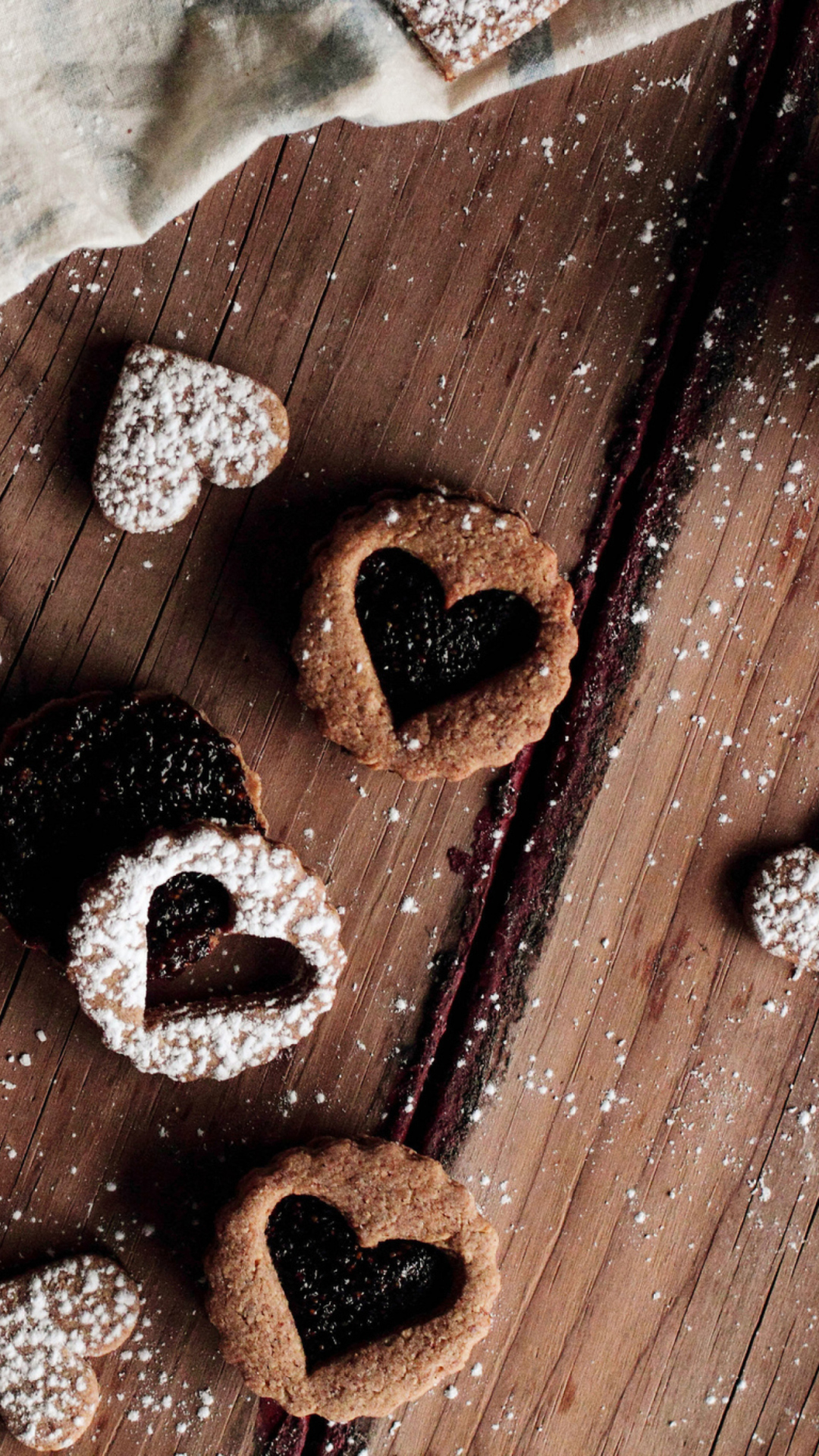 Das Heart Cookies Wallpaper 1080x1920