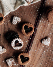 Heart Cookies wallpaper 176x220