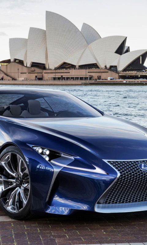 Lexus LFA wallpaper 480x800