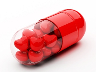 Red Love Pills wallpaper 320x240