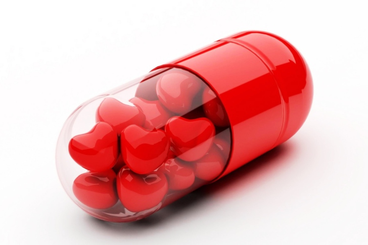 Das Red Love Pills Wallpaper