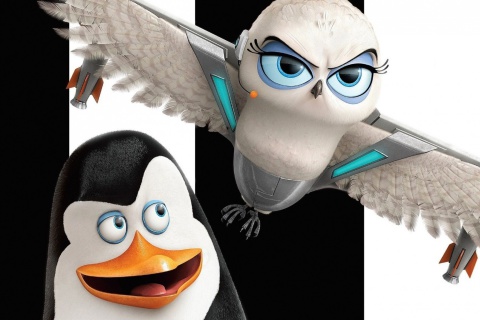 Fondo de pantalla Penguins of Madagascar 480x320