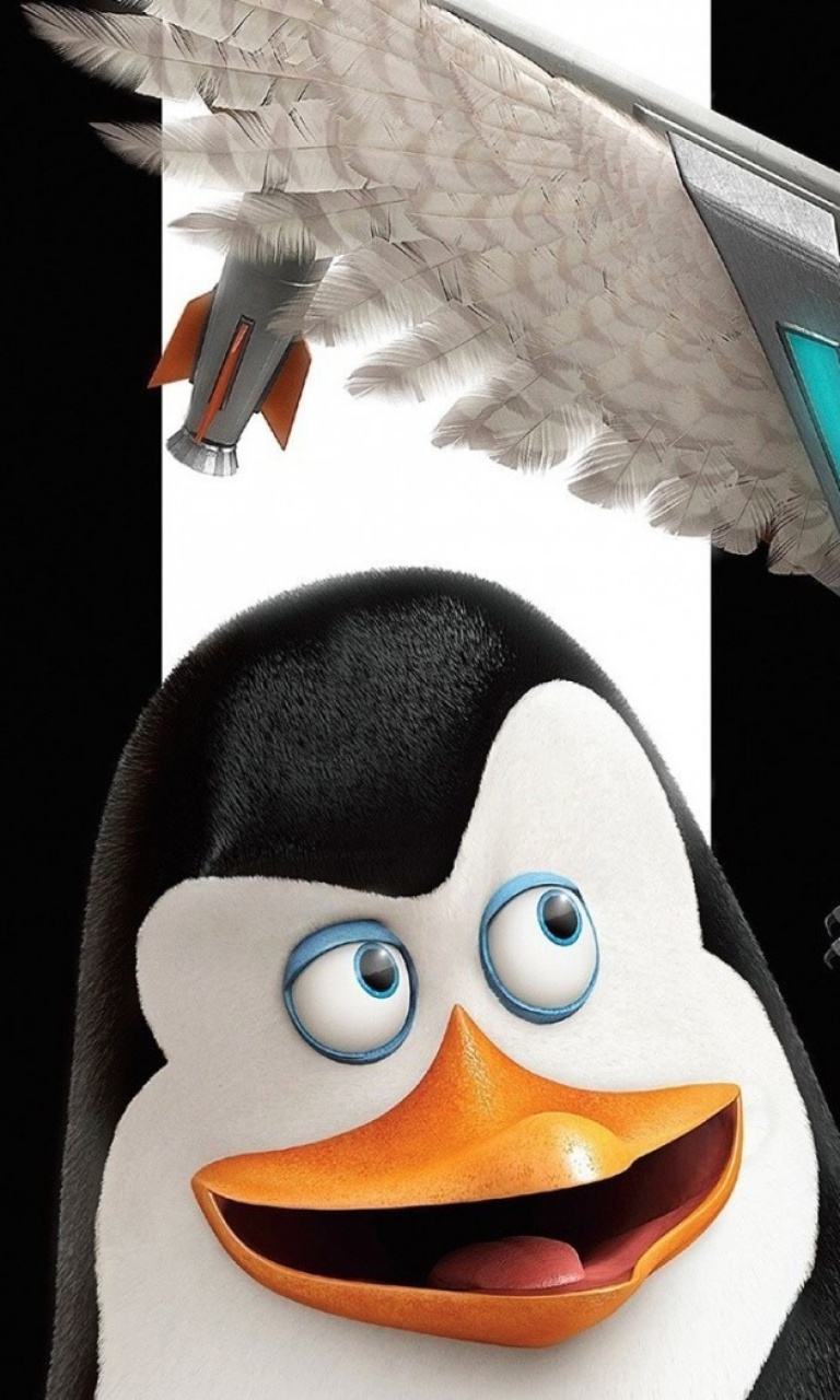 Das Penguins of Madagascar Wallpaper 768x1280
