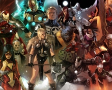 Marvel Comics Characters wallpaper 220x176