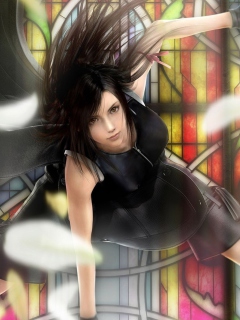 Fondo de pantalla Final Fantasy VII Advent Children 240x320