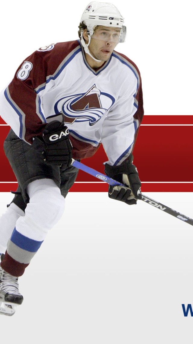 Screenshot №1 pro téma Colorado Avalanche Wojtek Wolski 640x1136