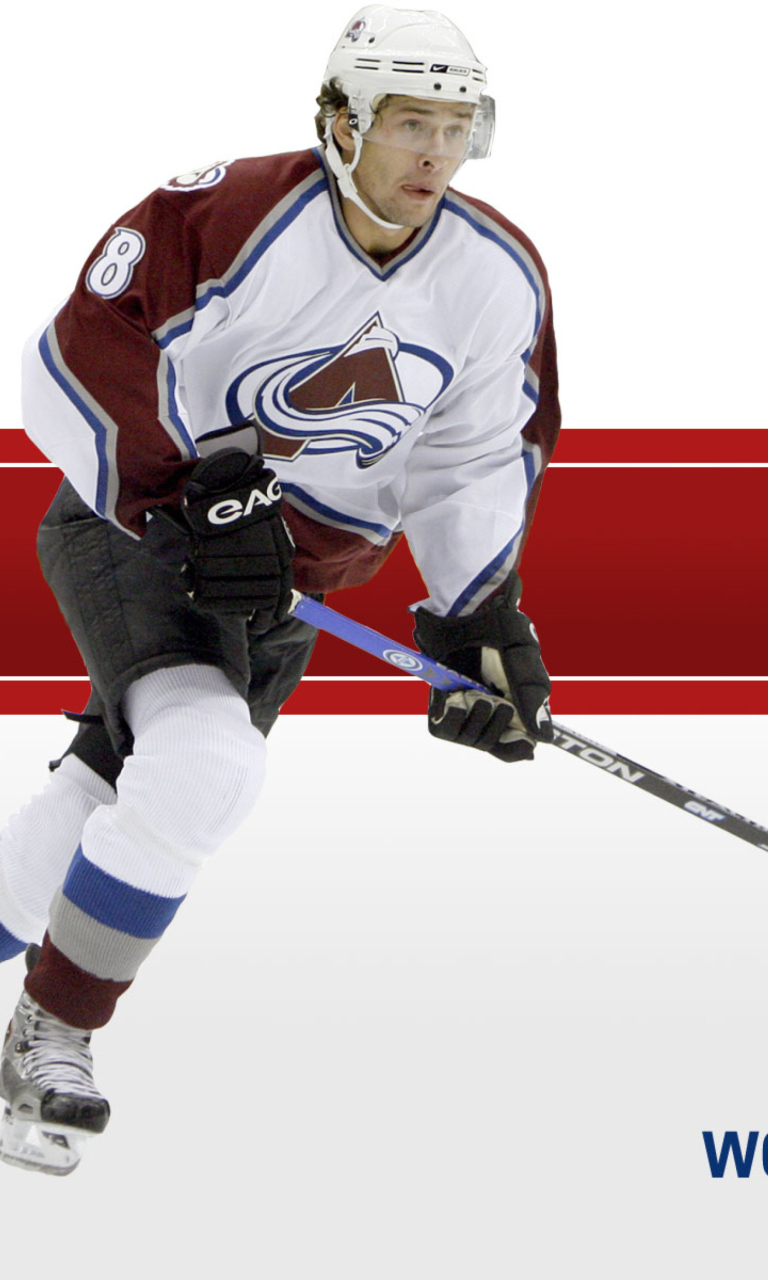 Screenshot №1 pro téma Colorado Avalanche Wojtek Wolski 768x1280