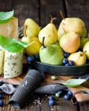 Pears and cheese DorBlu wallpaper 128x160