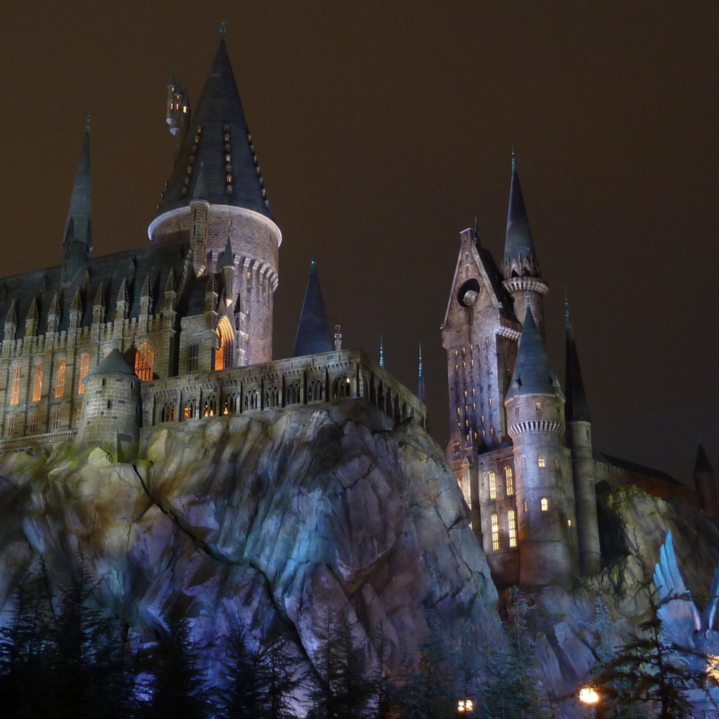 Das Hogwarts Castle Wallpaper 1024x1024
