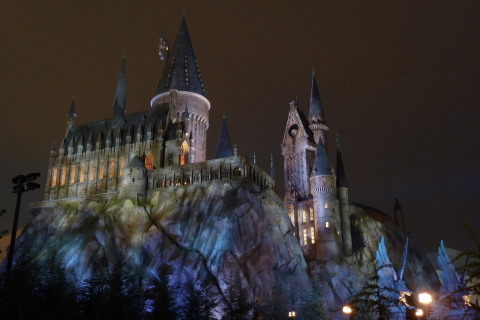 Das Hogwarts Castle Wallpaper 480x320