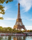 Paris Symbol Eiffel Tower wallpaper 128x160