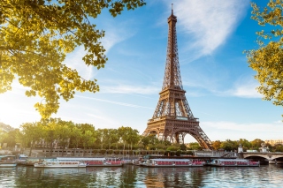 Paris Symbol Eiffel Tower Wallpaper for Android, iPhone and iPad