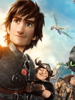 Screenshot №1 pro téma How To Train Your Dragon 2 240x320