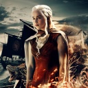 Sfondi Game of Thrones Daenerys Targaryen 128x128