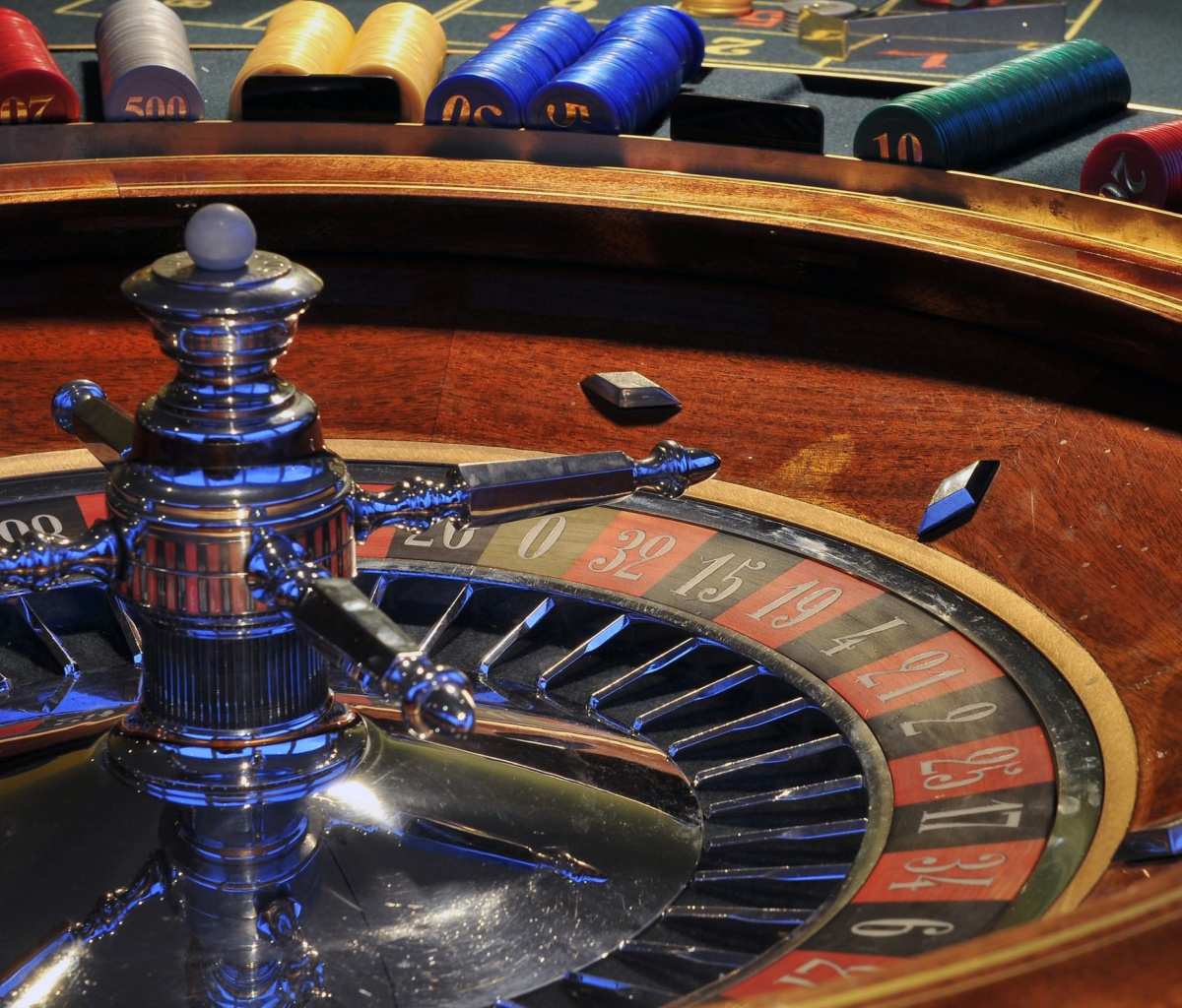 Fondo de pantalla Roulette in Casino not Online Game 1200x1024
