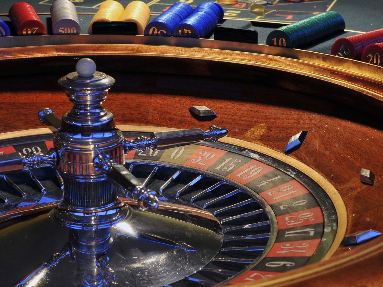 Fondo de pantalla Roulette in Casino not Online Game 1280x960